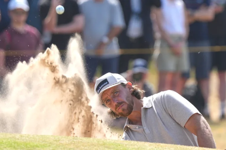 Suber likes his first taste of links golf